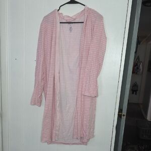 Croft & Barrow Soft Pink and White Striped Intimates